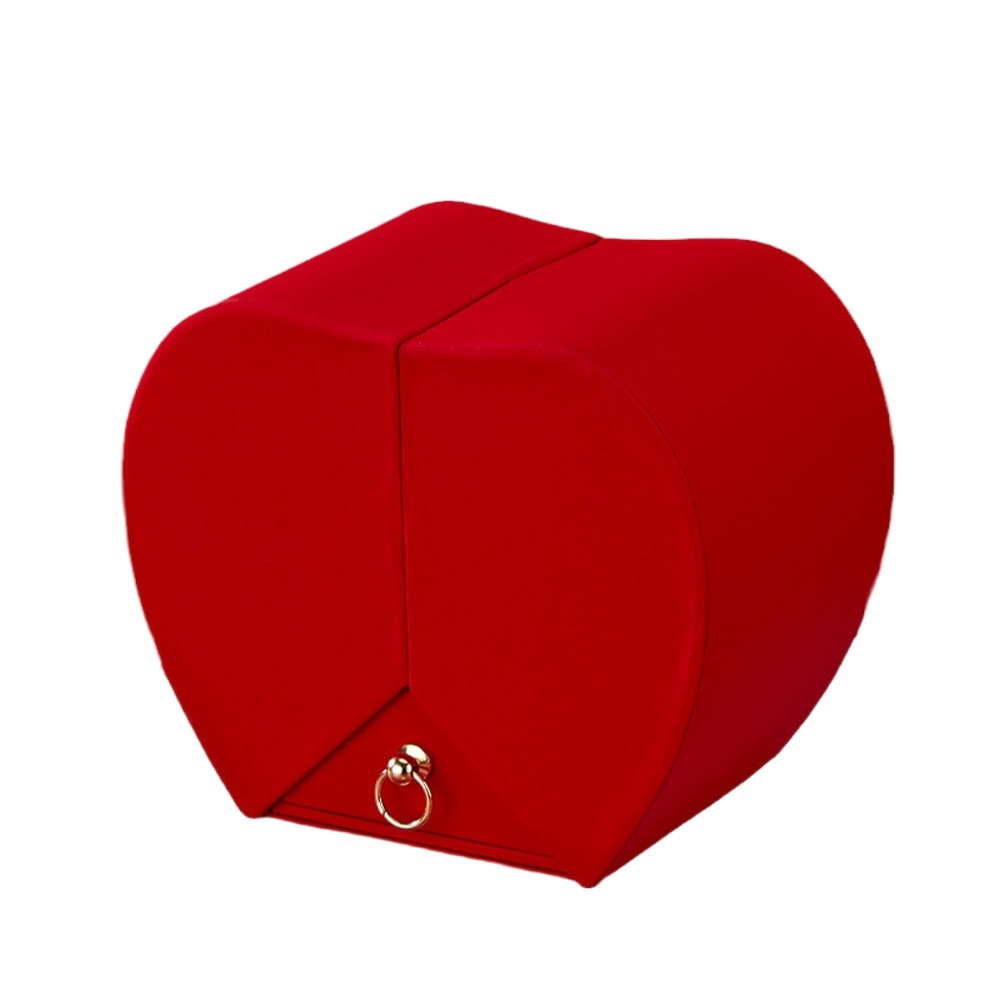Picture of Love Apple Rose Jewelry Box Necklace Ring Hand Jewelry Send Friends Tanabata Christmas Birthday Gift Box