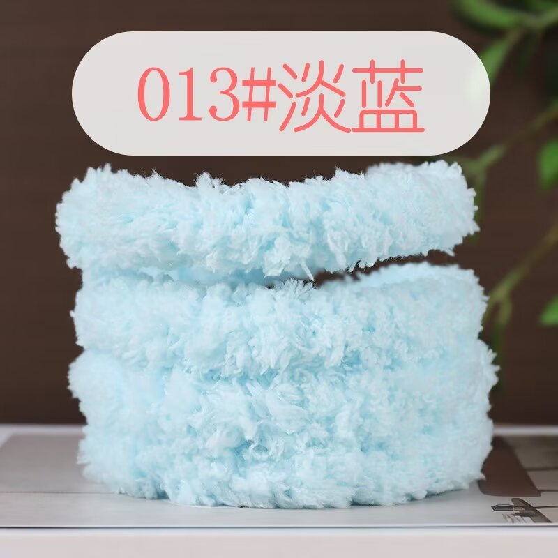 Picture of 15mm coral fleece twist bar super thick super dense handmade diy material bag puppy cat rabbit wool top