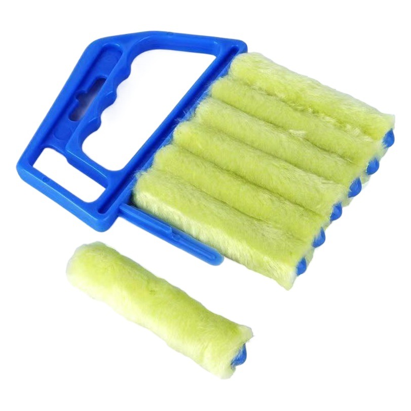 Louver Brush Cleaning Tool Removable and Washable Dust Removal Brush Air Conditioning Air Vent Shutter Cleaning Artifact Brush Gap Brush