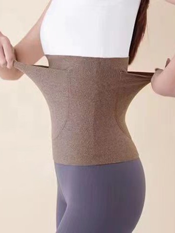 German velvet warm belt and pocket double pocket menstrual belly warm stomach heating anti-cold female warm treasure uterine belt