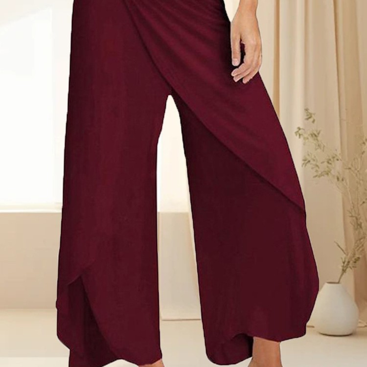 Picture of Outdoor Sports Pants Cross-Over Quick-Drying High-Waisted Hip-Lifting Peach Butt Women's Summer Thin Yoga Pants Breathable Outdoor Fitness