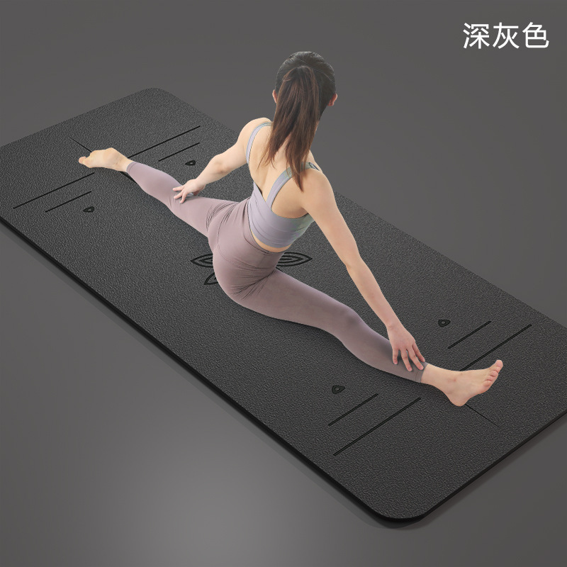Picture of Custom wholesale PU yoga mat 185*68*0.5cm home mat non-slip natural rubber local tyrants mat manufacturers