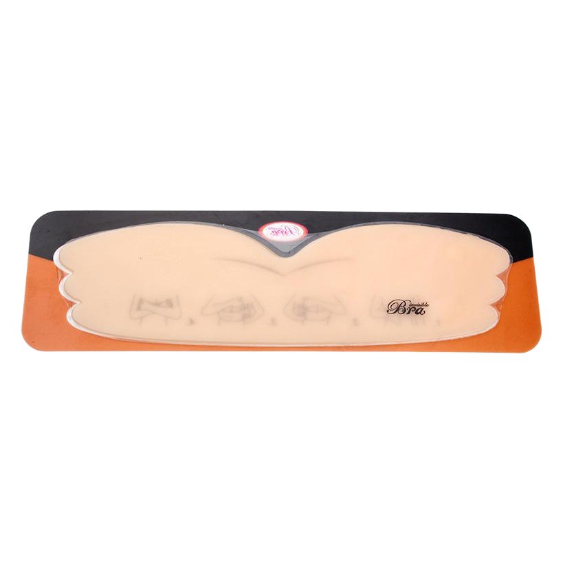 New Silicone One-piece Strapless Invisible Chest Sticker Collapable Breast Invisible Bra Gather-up Pull-up Underwear with Packaging