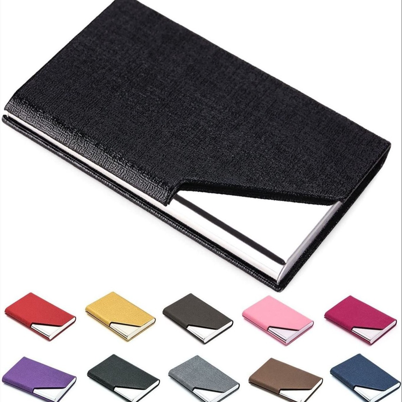 Amazon Amazon hot selling PU business card bag business card case business card case full leather business card case business card holder