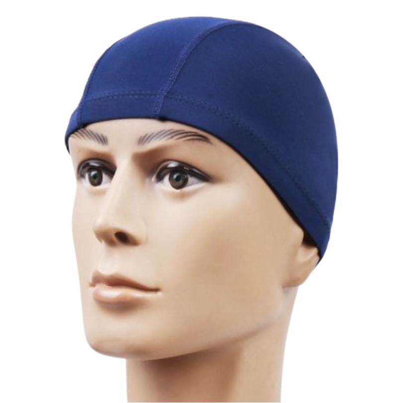 Swimming cap adult cloth cap swimming cap polyester nylon four needle six thread unisex large swimming belt paper card wholesale