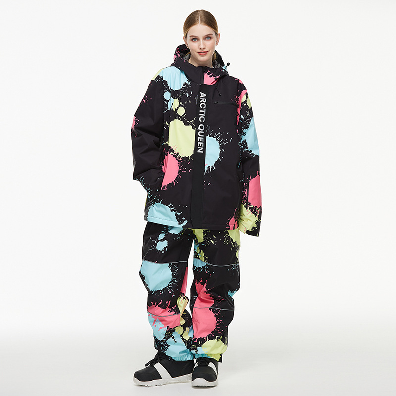 Picture of Ski Suit Women's Men's Ski Pants Loosen OVER SIZE Winter Outdoor Waterproof Warm Snowboard Pants