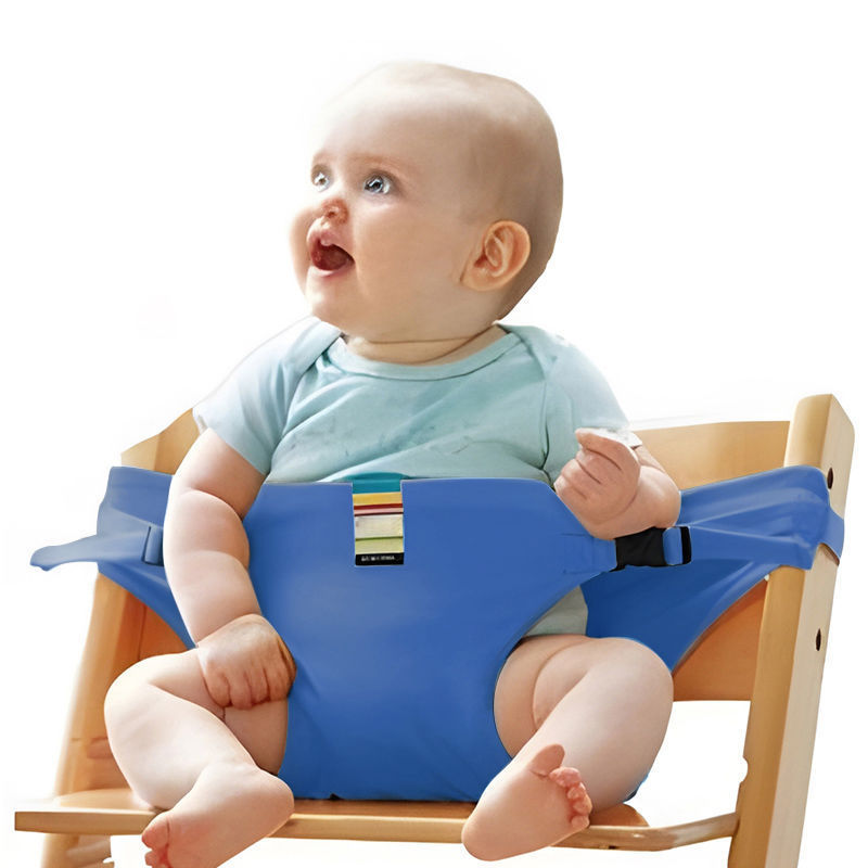 Picture of Baby Dining Chair Safety Belt Portable Kidsren's Universal Fixed Belt Outing Chair Strap Baby Eating Seat Belt