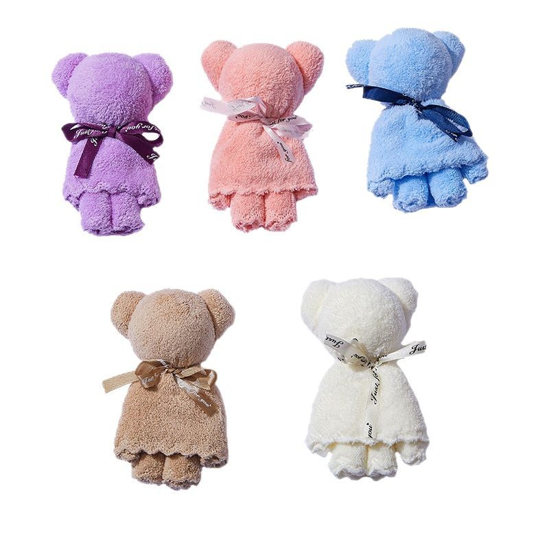 Picture of Bear Towel Souvenir Wedding Opening Small Gift Kindergarten Graduation Wedding Shop Creative and Practical Return Gift Wholesale