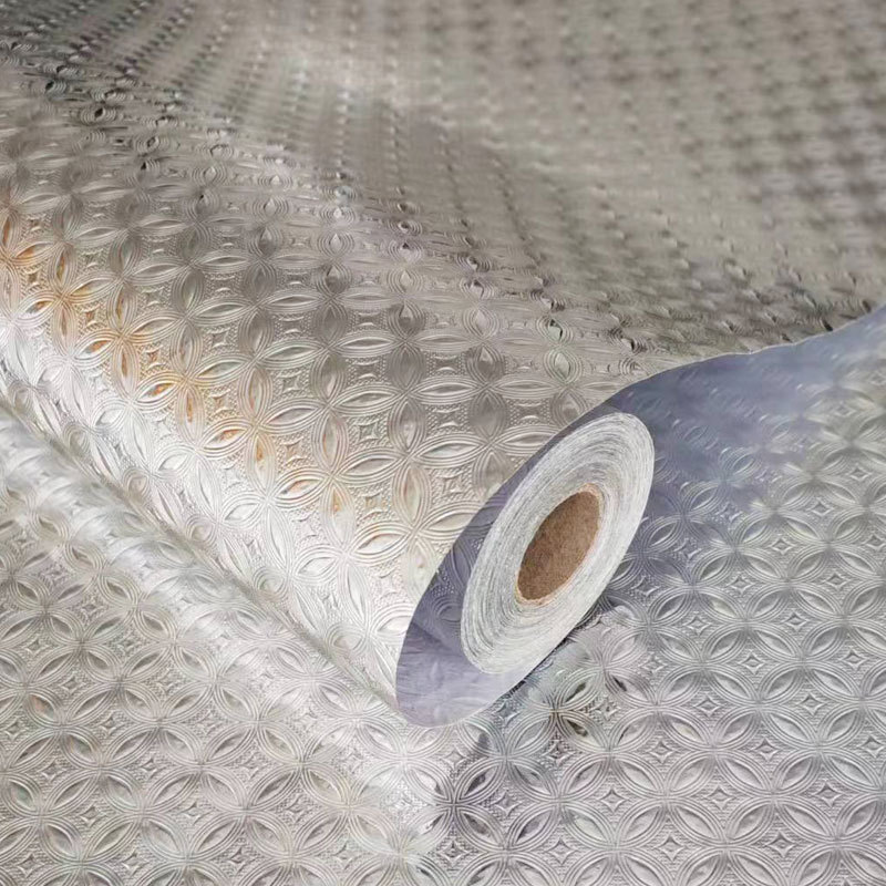 Picture of Kitchen Oil-Proof Stickers, Anti-High Temperature Resistant Cabinets, Waterproof and Moisture-Proof Self-Adhesive Wallpaper, Tin Foil, Aluminum Foil, Ugly Artifacts