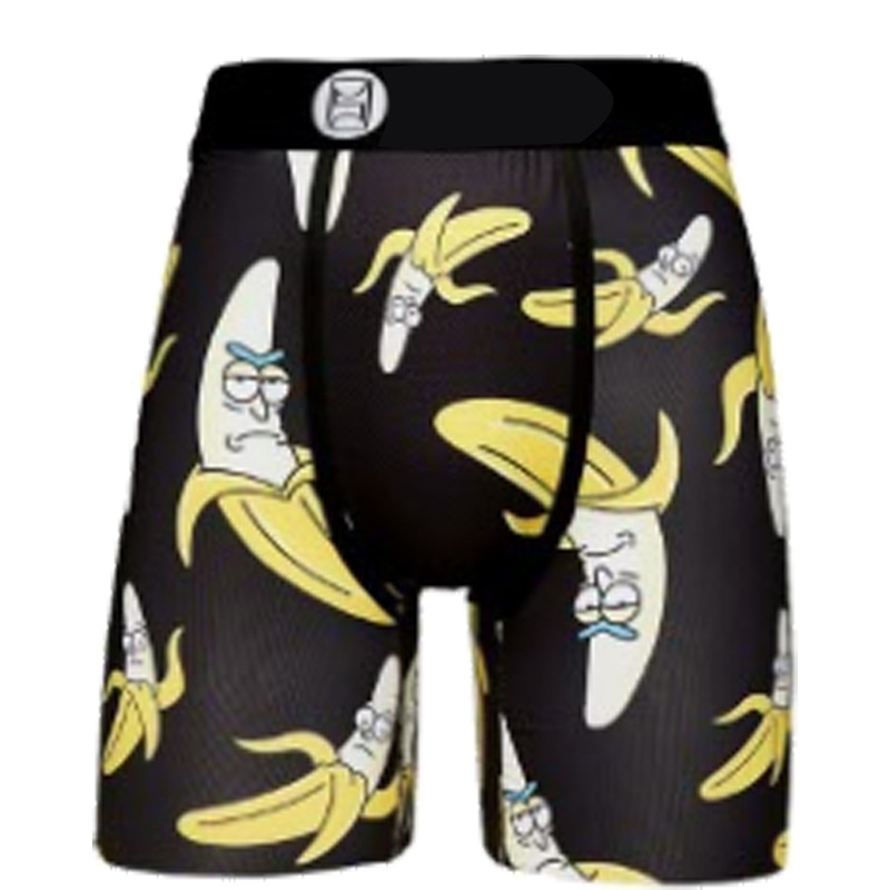 Picture of Men's Underwear Cartoon Print Men's Quick-Drying Boxer Briefs Sports Underwear Fitness Extended Underwear Men's Wholesale
