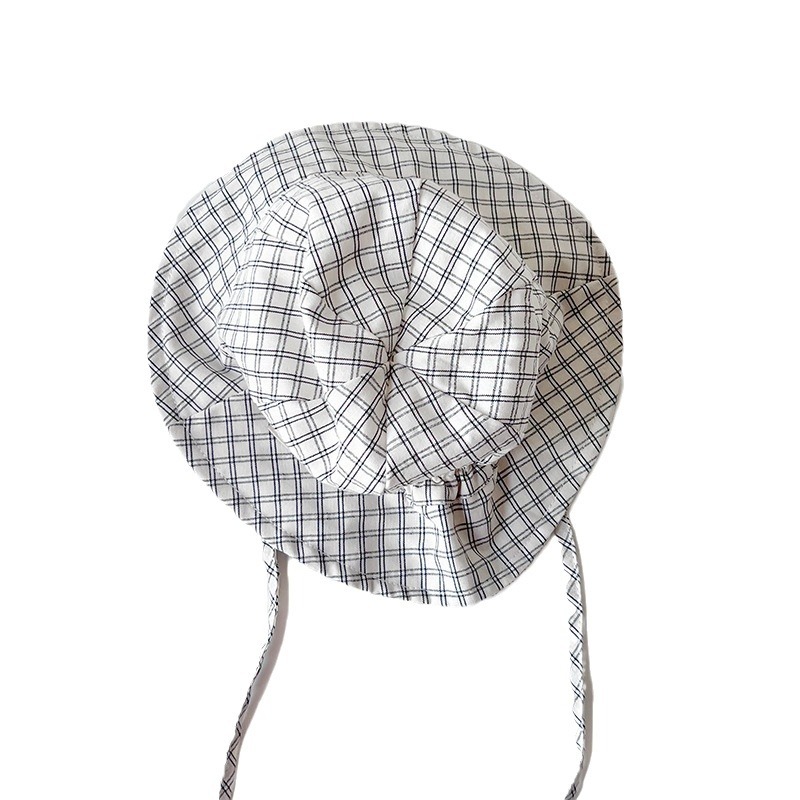 Picture of Baby hat spring and summer thin sun-proof sun-proof striped fisherman hat Korean style trendy children's travel all-match basin hat