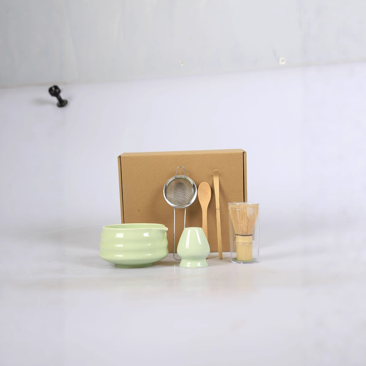 Cross-border Japanese-style Matcha suit Tea Set Matcha Bowl with Mouth Ceramic