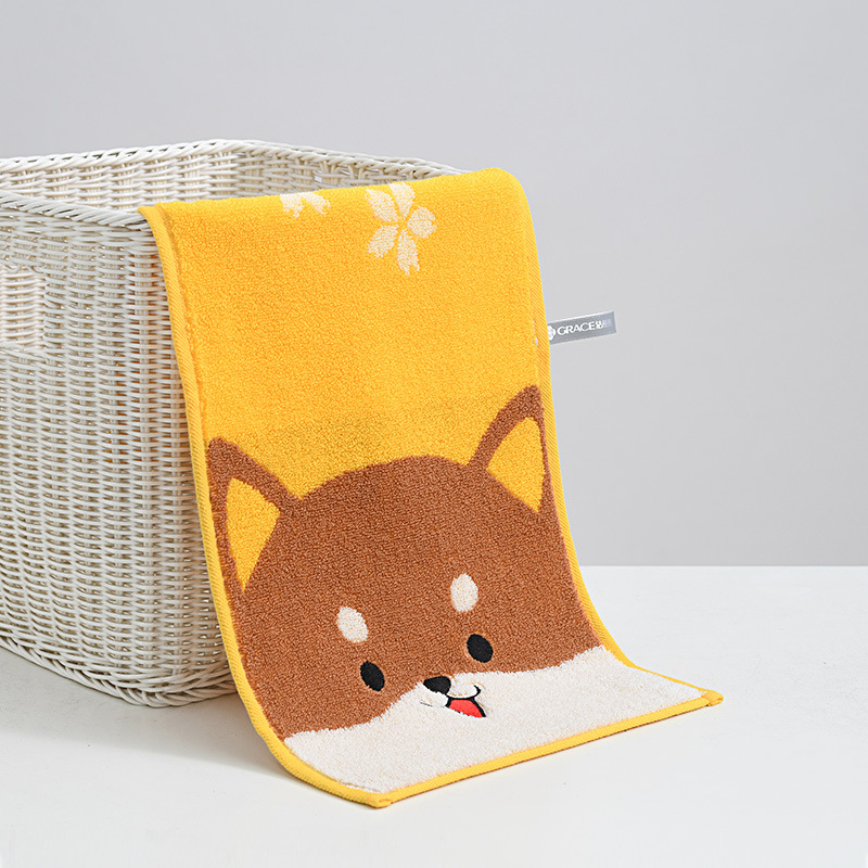 Picture of Jieliya Children's Towel Cotton Soft Absorbent Cute Pet Animal Cotton Children's Small Towel New 241324