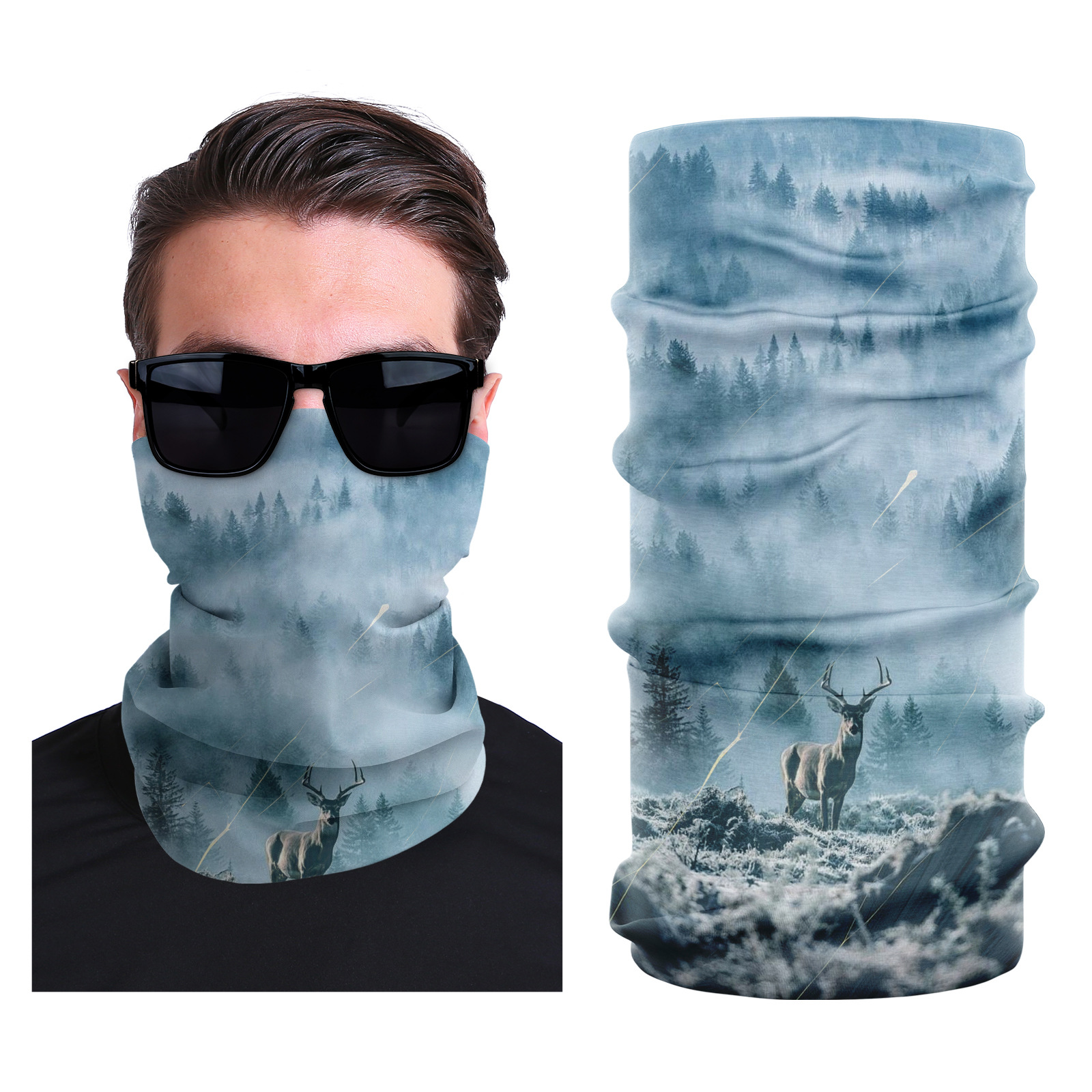 Picture of Xunhui magic scarf outdoor scarf mountaineering riding scarf high elastic seamless Ice Silk face towel cross-border bandana