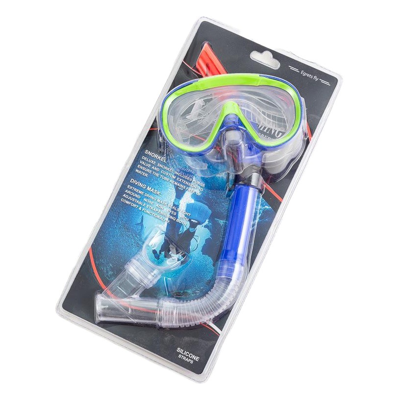 New adult diving suit submersible swimming equipment diving mask + semi-dry breathing tube submersible swimming goggles wholesale