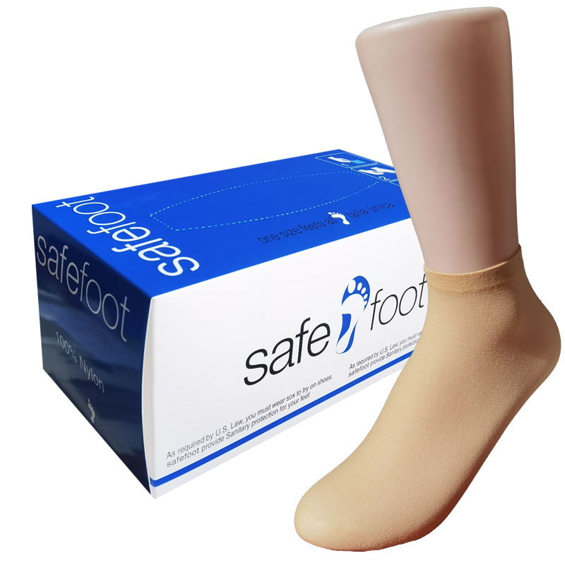 Picture of Cross-border Nylon Socks Boxed Extracted Hygienic Socks for Business Travel Daily Disposable Shoes for Shopping Mall