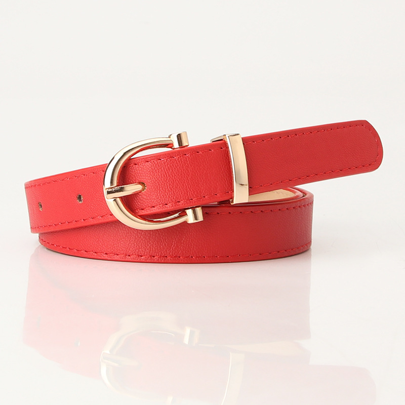 Picture of Cool matching in stock ladies Korean fashion belt student jeans decorative thin belt clothing matching belt women