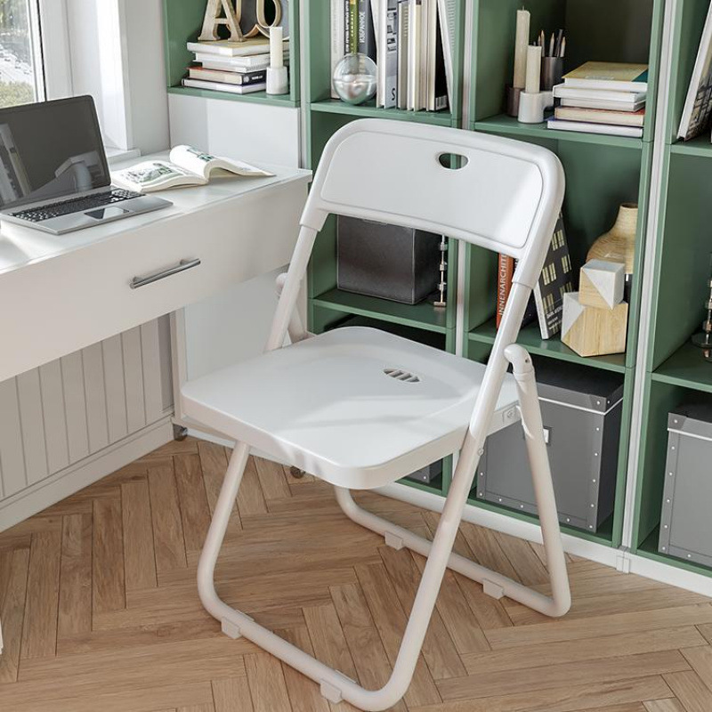 Home Folding Chair Portable Simple Plastic Stool Backrest Computer Office Chair Training Chair Outdoor Wholesale