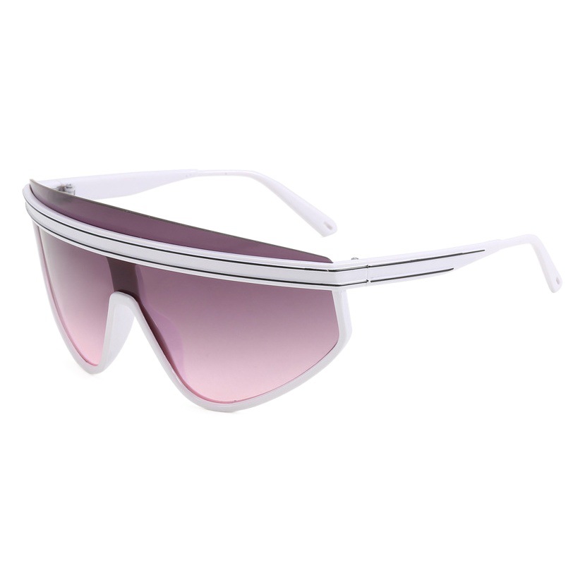 Cyberpunk style European and American sports sunglasses men's and women's technology sense colorful sunglasses personalized riding glasses wholesale