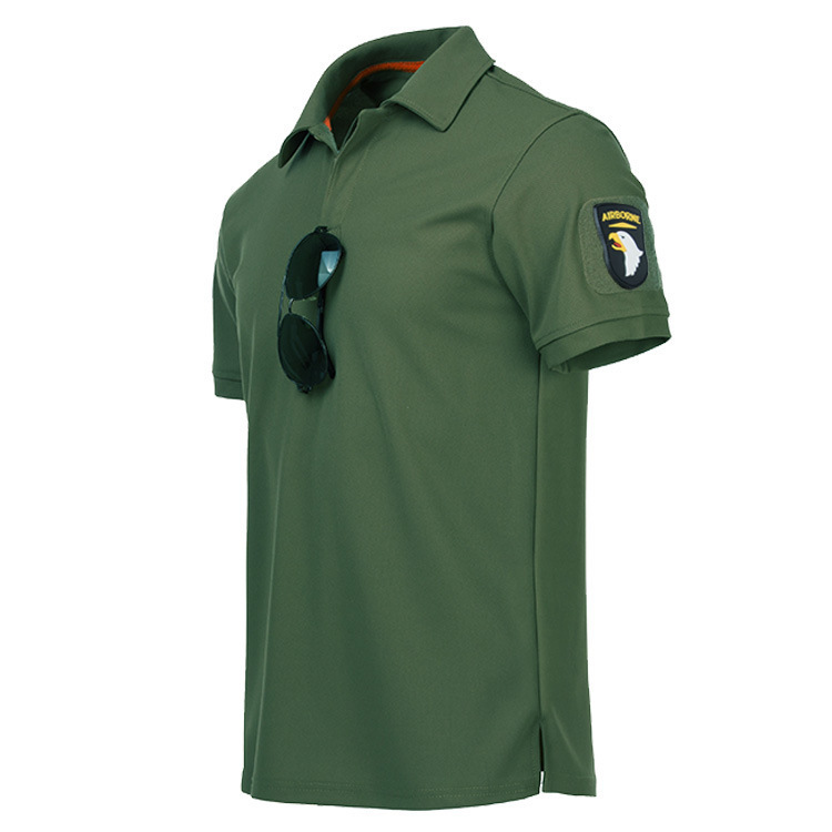 Picture of Quick-Drying T-Shirt Men's Lapel Sports Summer Style Wolf Warrior Tactical Short-Sleeved Quick-Drying Clothing Special Forces T-Shirt Men's Breathable Trendy