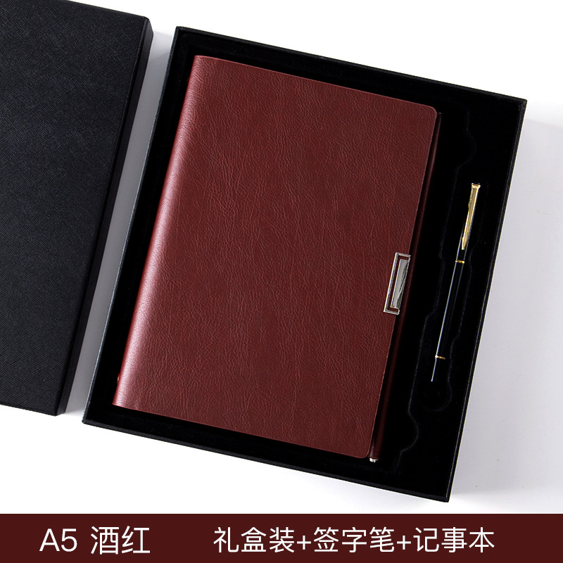 Picture of Creative loose-leaf notebook A5 personality diary simple meeting record book card business high-end notebook
