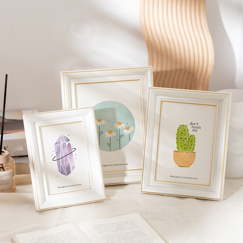 Photo frame table high-level sense 6 6 7 7 8 8 10 15 5 inch a4 wall hanging exquisite Nordic style modern light luxury simple
