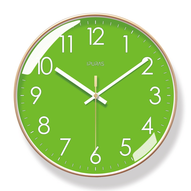 Picture of Yipula 6966 Simple Scandinavian Wall Clock Living Room Clock Fashion Creative Clock Silent Sweep Second Quartz Clock