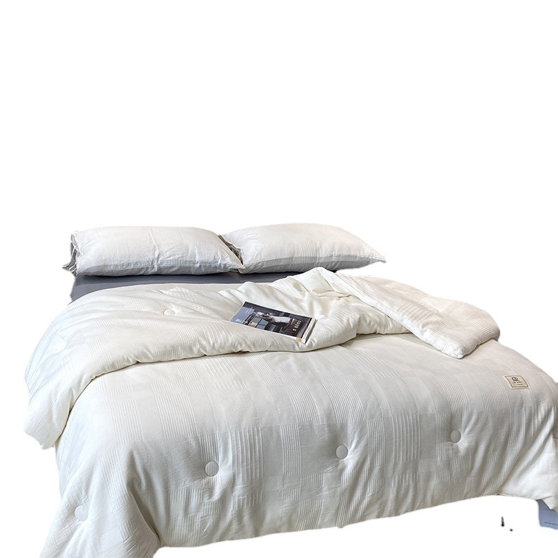 Japanese Type A Washed Cotton 51% Soybean Protein Fiber Quilt Core Skin-Friendly Soft Waxy Moisture Absorption Breathable Original Ecological Health
