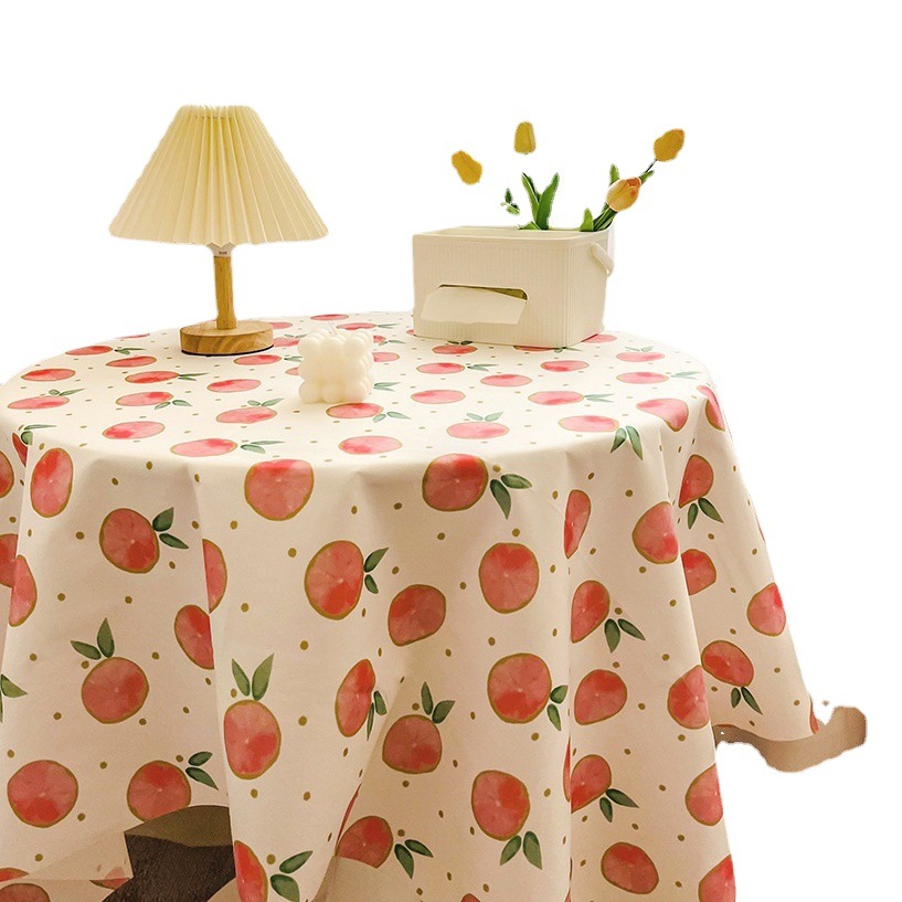 Velvet Tablecloth, Ins-Style, Fresh and Simple, Student Desk Decoration, Round Table, Photo Shoot, Coffee Table, Dining Tablecloth, Same Style as Ins