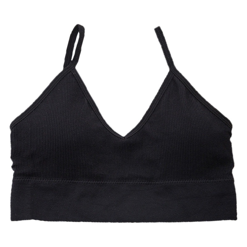 Picture of Live online popular big U back wrapped chest spring and summer seamless strap without steel ring anti-exposure Sports plus size tube top