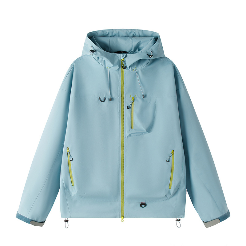 New Style Jackets for Men and Women, Spring & Fall New Windproof and Waterproof Hooded Jackets, Mountain-Style Outdoor Travel Mountaineering Clothing