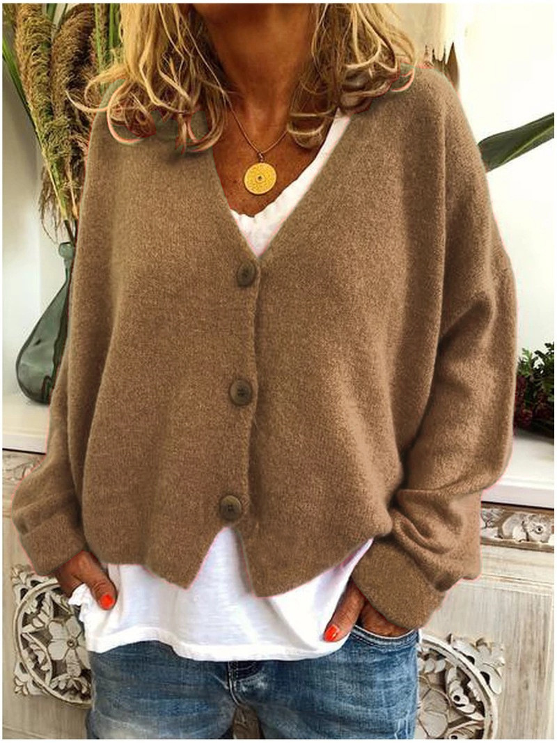 Picture of 2022 Europe and the United States cross-border Women's eBay Amazon wish autumn and winter explosions casual loose sweater knitted cardigan