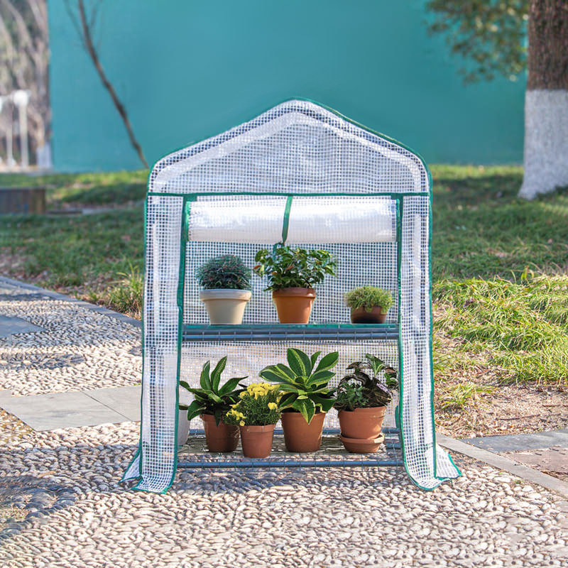 Picture of Balcony greenhouse outdoor greenhouse insulation shed garden courtyard fleshy seedling triangle plum warm cover a generation of hair