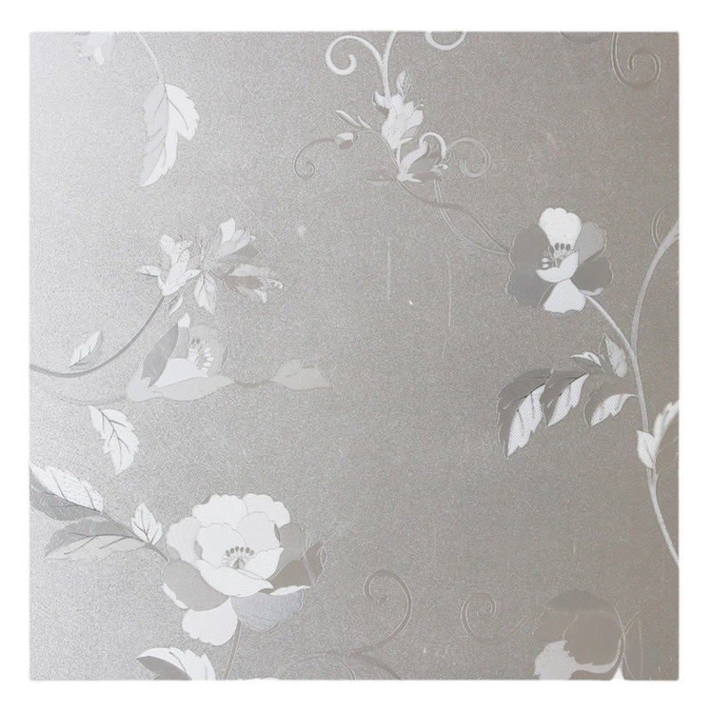 Electrostatic frosted glass sticker sunshade heat insulation film bathroom bathroom window privacy anti-peep film wholesale