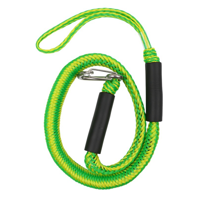 4ft elastic dock rope anchor rope boat rope cable stainless steel spring buckle boat rope elastic anchor rope