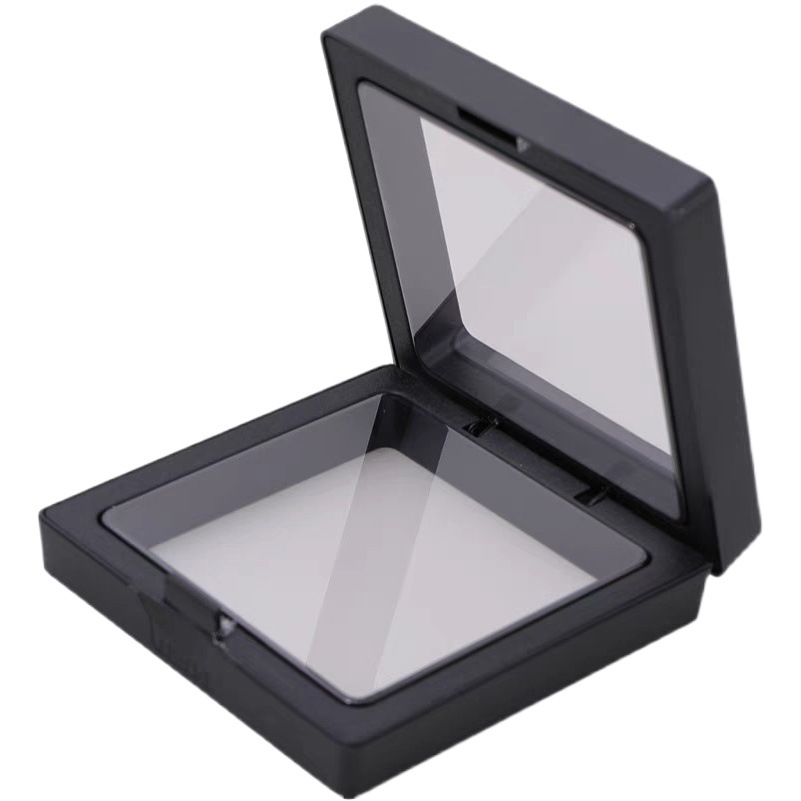 Transparent PE film jewelry box anti-oxidation earrings necklace jewelry storage box ins style earrings box portable small