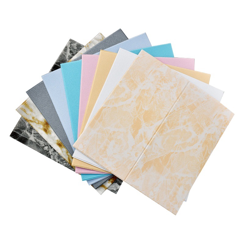 Wall Panel Interior Paper Self-adhesive Sleeping Wallpaper 3D Sticker TV Background Ceiling Decorative Marble Sticker