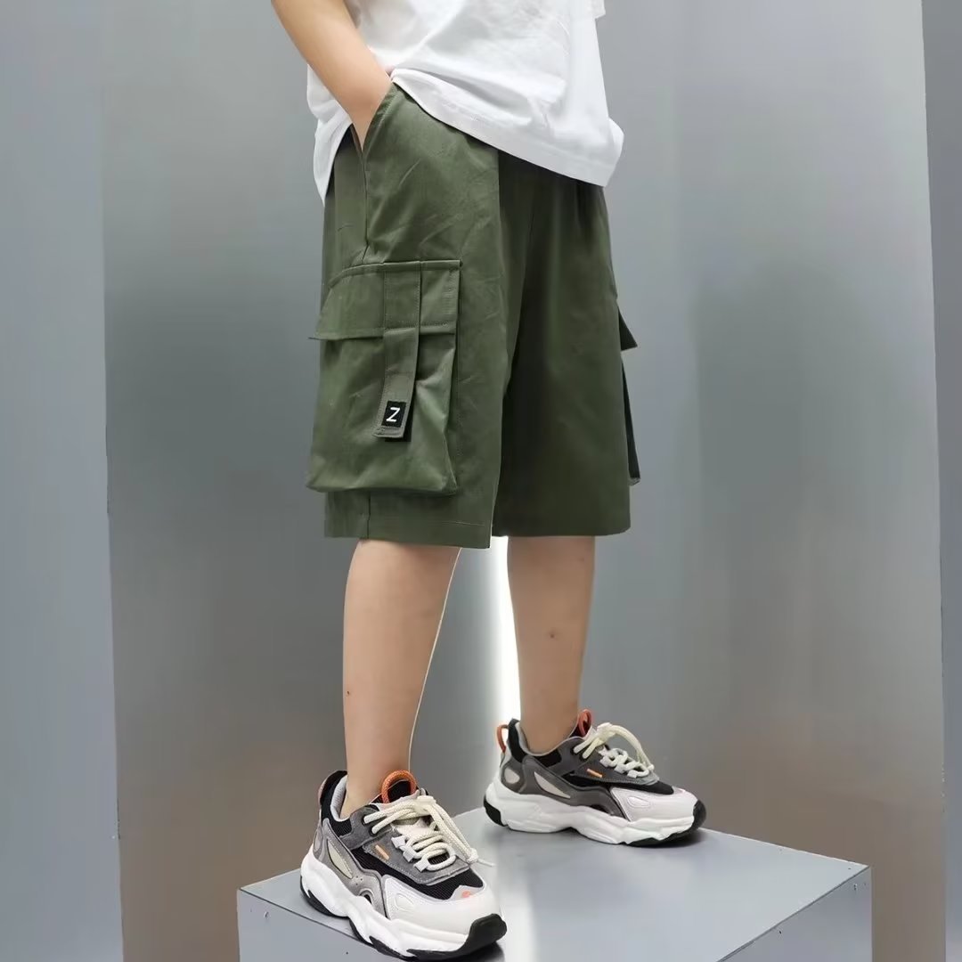 Children's clothing boys' shorts summer outdoor wear 2024 new children's pants sports casual pants thin summer clothes wholesale
