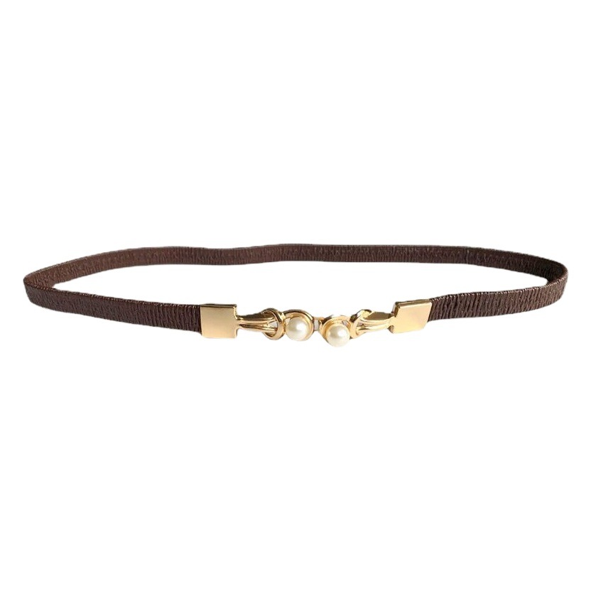 Summer Black Elastic Belt Women's Thin Waist Seal New Coat Decorative Suit Sweater dress Waist Belt