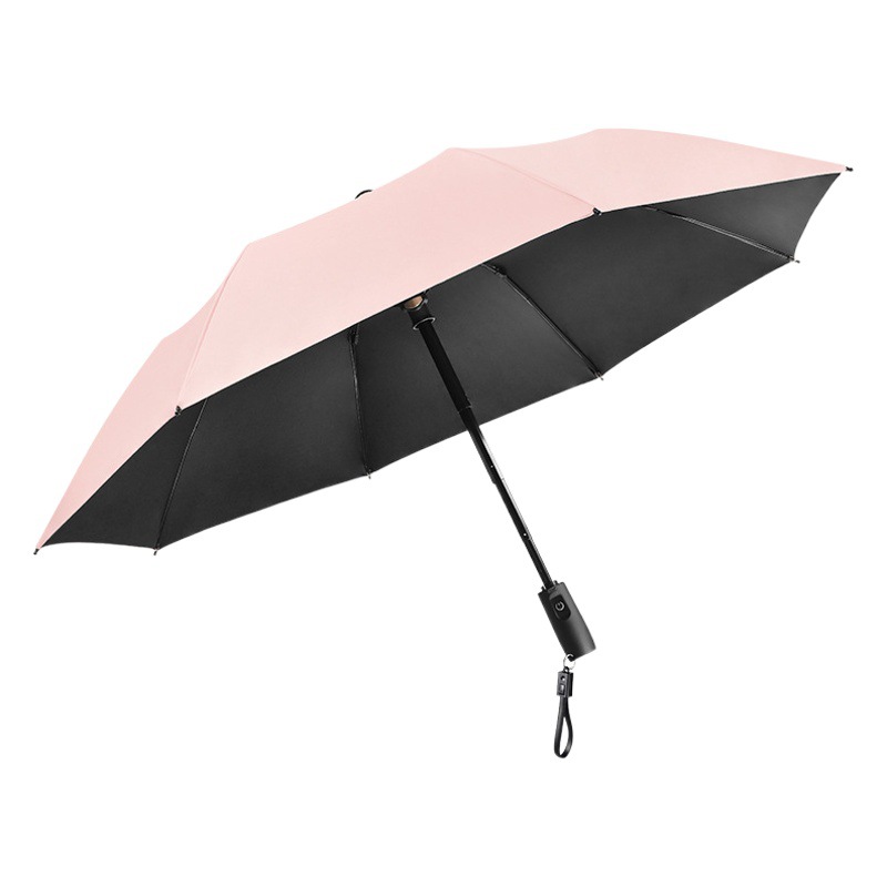 Cooling Fan Umbrella Umbrella Men's Umbrella Folding Umbrella Advanced Sense Sunny Umbrella Sunshade Customized Rechargeable Sunscreen Umbrella