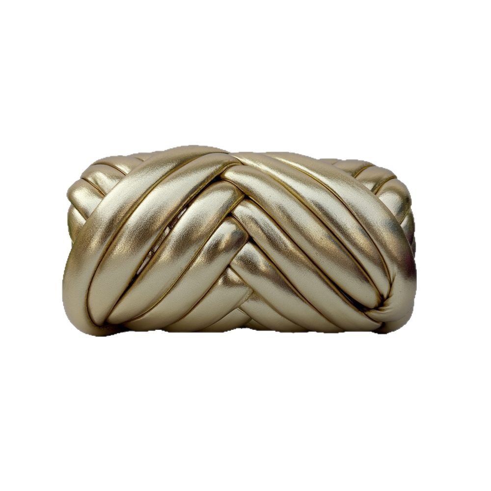 Picture of New Metal Thread Shiny Leather Material Iceland DIY Bag Handmade Woven Fabric Strips Pillow Cat Bed Filling Yarn