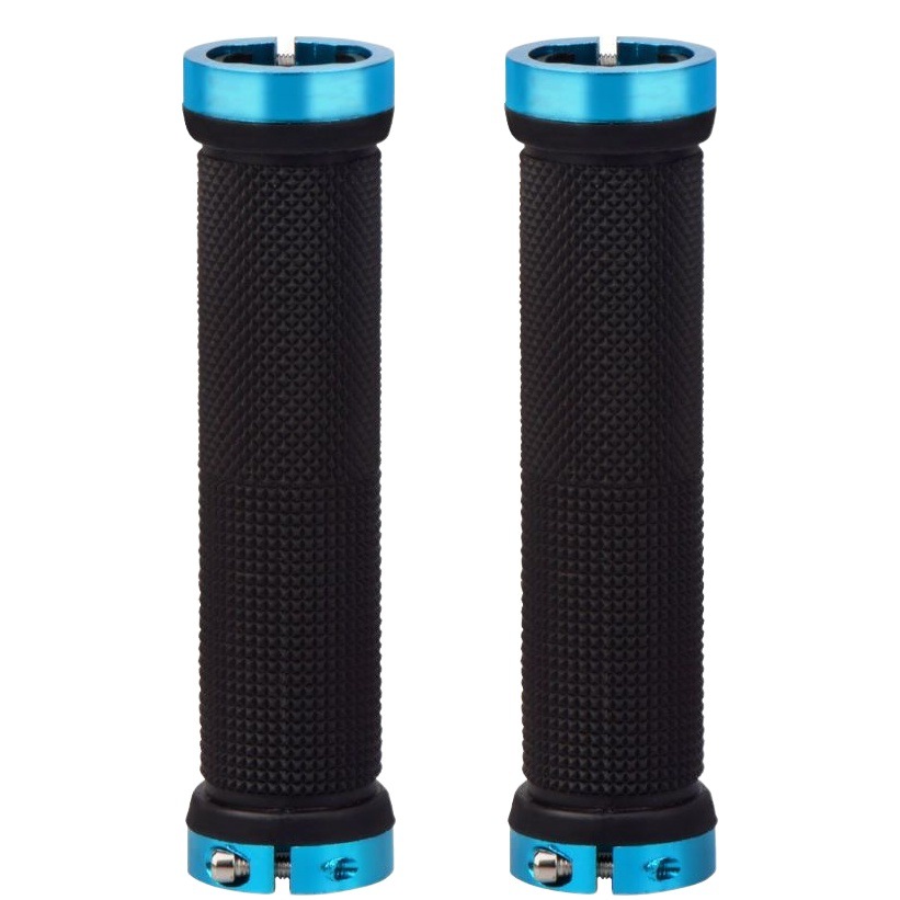 Bicycle Handle Set Mountain Bike Handle Aluminum Alloy Bilateral Locking Handle Set Dead Flying Bicycle Anti-Drop Handle Rubber