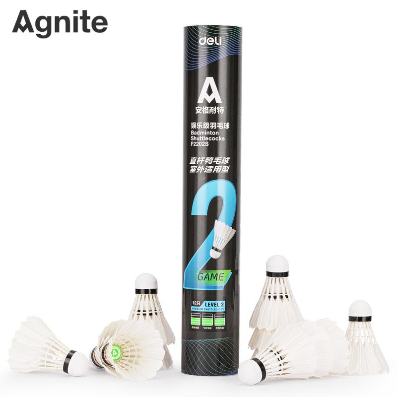 Picture of Angnete F2202S Badminton (white)(12 PCs/tube)