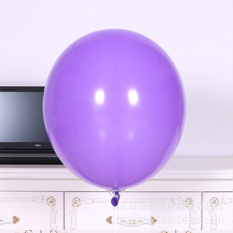 Picture of Cross-border 18 inch matted latex balloon retro color balloon wedding decoration round helium floating air ball wholesale