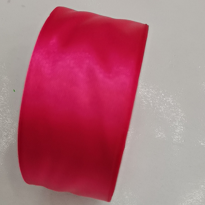 Picture of 4CM Polyester Ribbon DIY Handmade Rose Flower Ribbon Ribbon Wedding Cake Gift Packaging Decorative Silk Ribbon