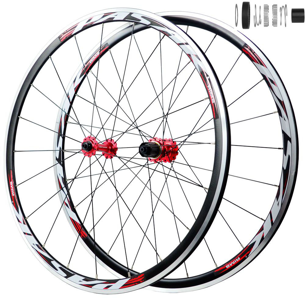 Picture of Aluminum alloy Sipeilin bearing road wheel set 700C DT planetary ratchet 54T bicycle wheel 11 speed C brake V brake