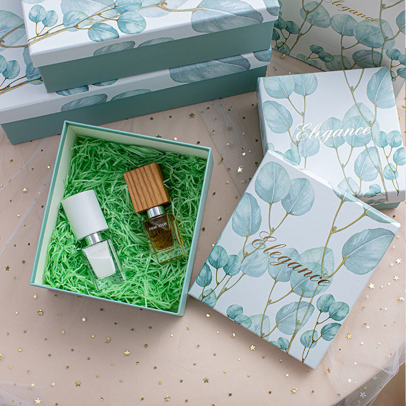 Creative Gift Box Birthday Gift Accompanying Gift Box Korean Style Exquisite Heaven and Earth Cover Packaging Box Gift Box Spot