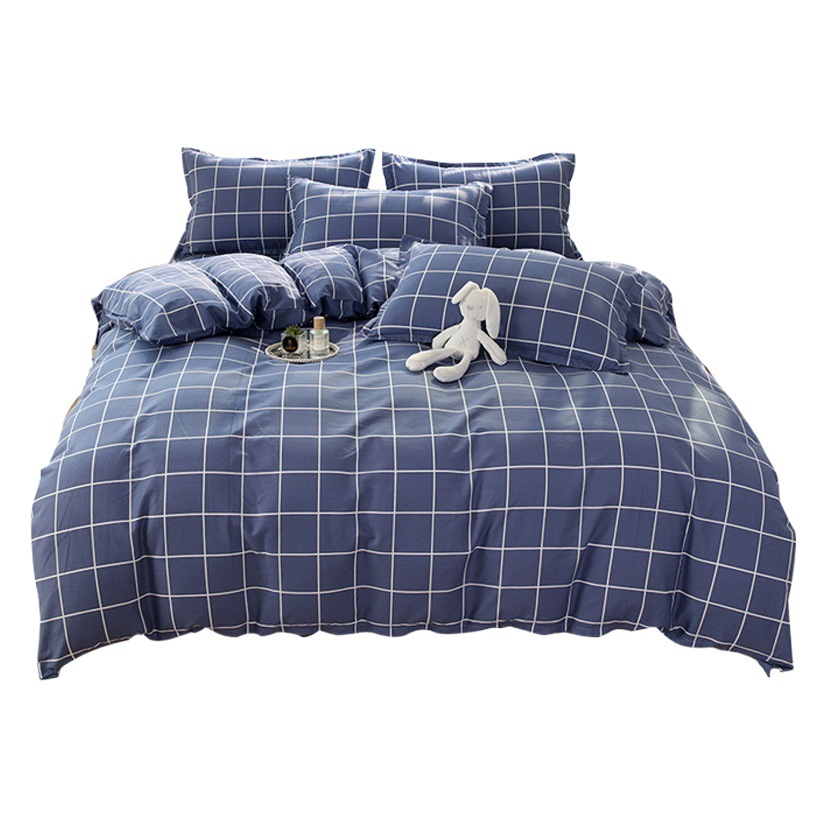 Class A Maternal and Infant Grade Four-Piece Set Cotton Cotton Thickened Autumn and Winter Quilt Cover Single Product Bed Sheet Quilt Cover Bedding
