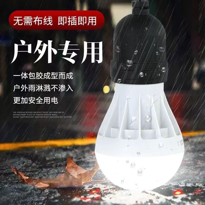Picture of Light holder with wire outdoor plug socket universal led bulb E27 screw mouth engineering threaded chandelier head suspended factory