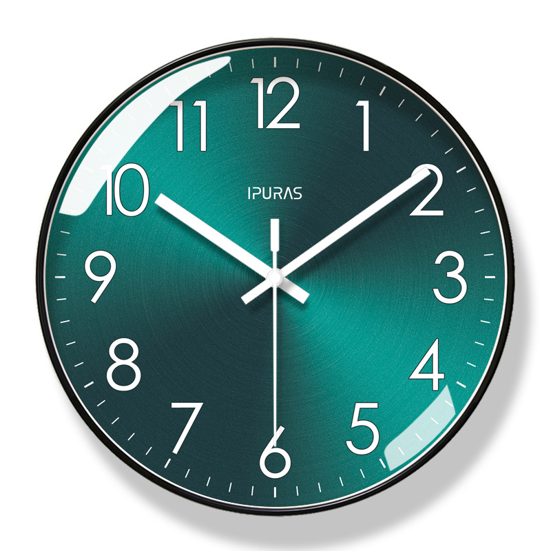 Picture of Ipla 6828 Wall Clock Living Room Clock Simple Nordic Fashion Home Clock Wall Watch Silent Seconds Sweeping Quartz Clock